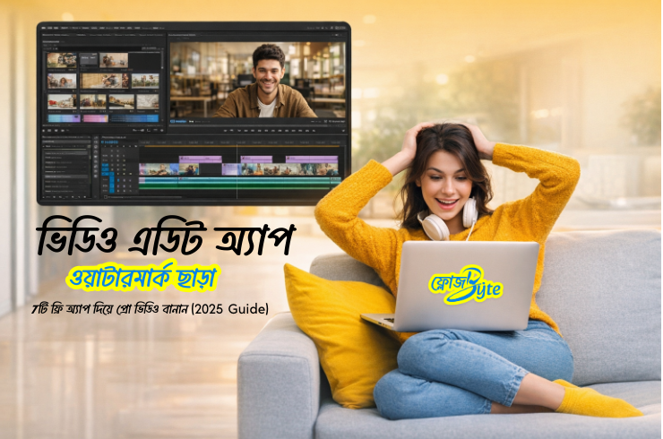 ওয়াটারমার্ক ছাড়া ভিডিও এডিট অ্যাপ – 7টি ফ্রি অ্যাপ দিয়ে প্রো ভিডিও বানান (2025 Guide)