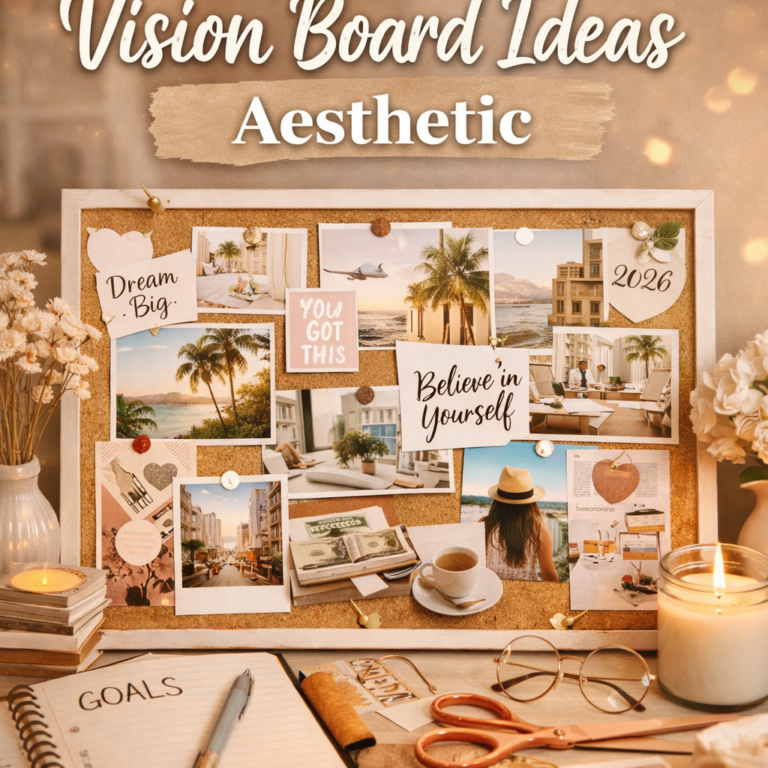 Vision Board Ideas Aesthetic 2026
