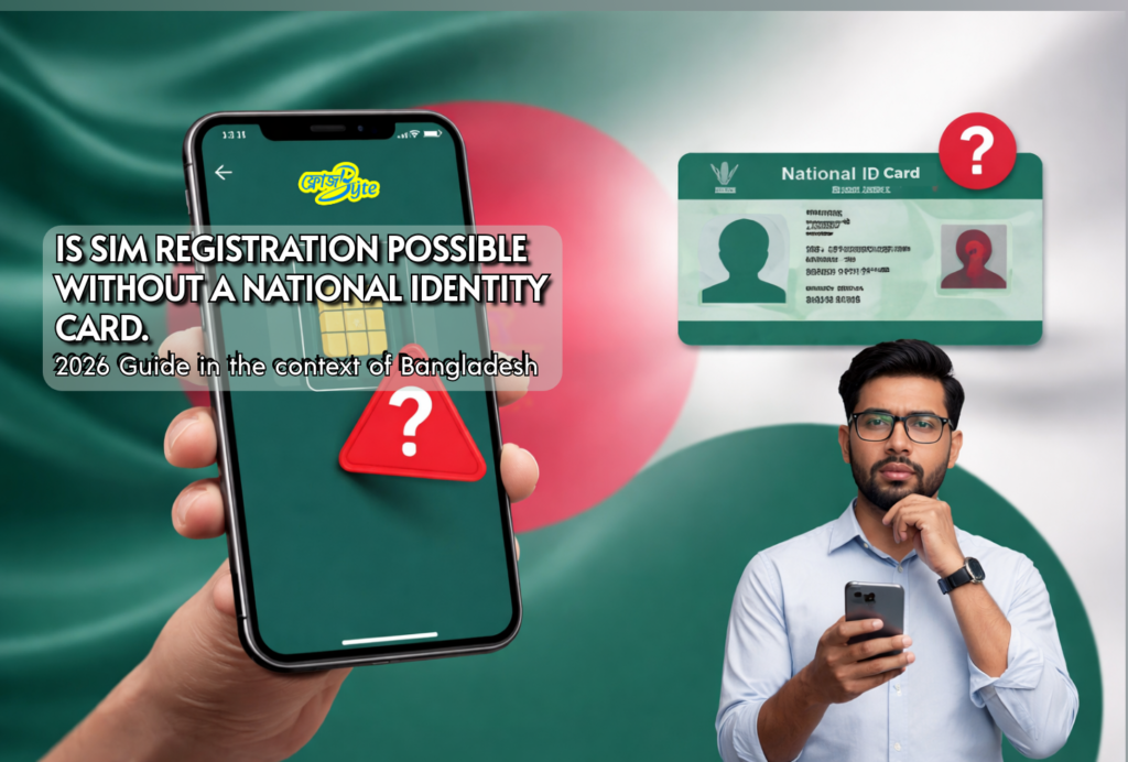 জাতীয় পরিচয়পত্র ছাড়া সিম রেজিস্ট্রেশন সম্ভব কি - বাংলাদেশের প্রেক্ষিতে ২০২৬ গাইড