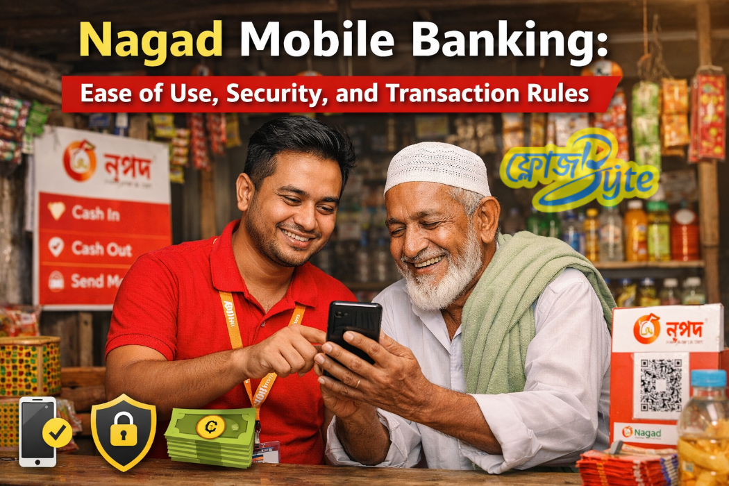 নগদ মোবাইল ব্যাংকিং: ব্যবহার সুবিধা, নিরাপত্তা ও লেনদেনের নিয়ম