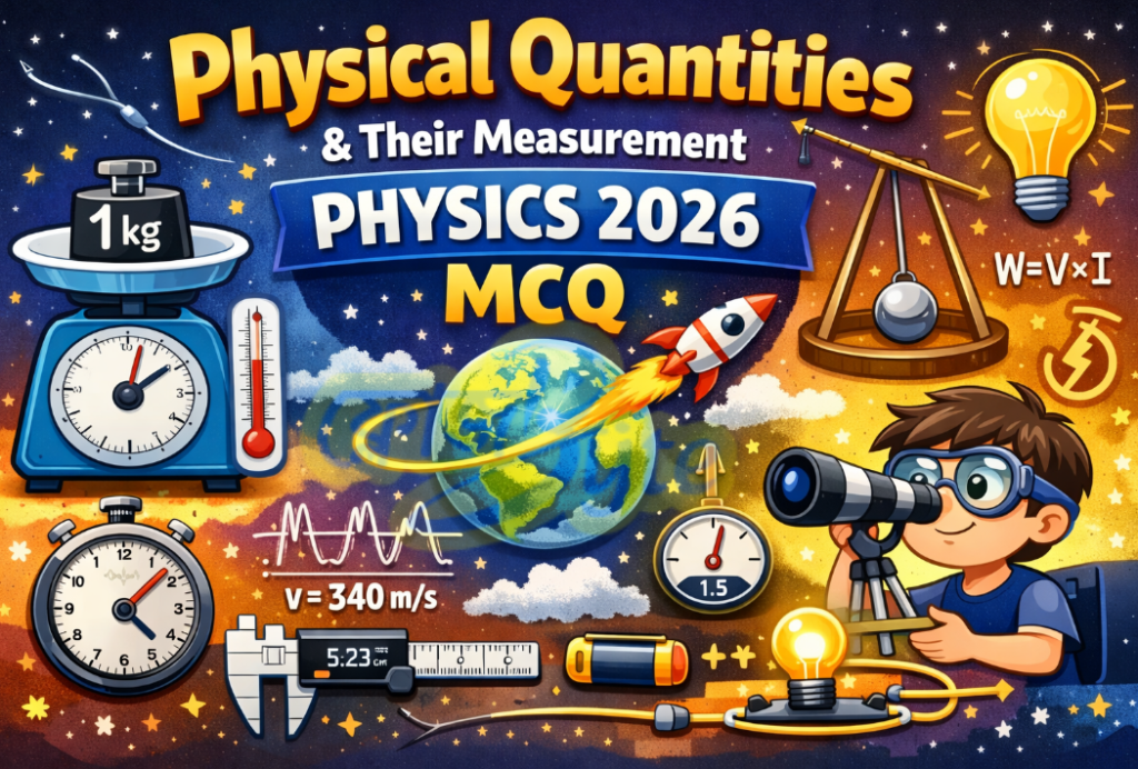 পদার্থবিজ্ঞান ভৌত রাশি এবং তাদের পরিমাপ সহজ নোট PDF ও ব্যাখ্যা