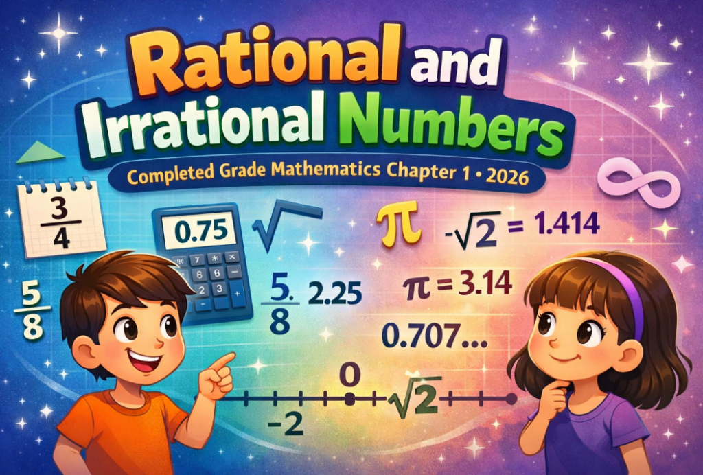 মূলদ ও অমূলদ সংখ্যা সমাপ্ত শ্রেণী গণিত প্রথম অধ্যায় ২০২৬